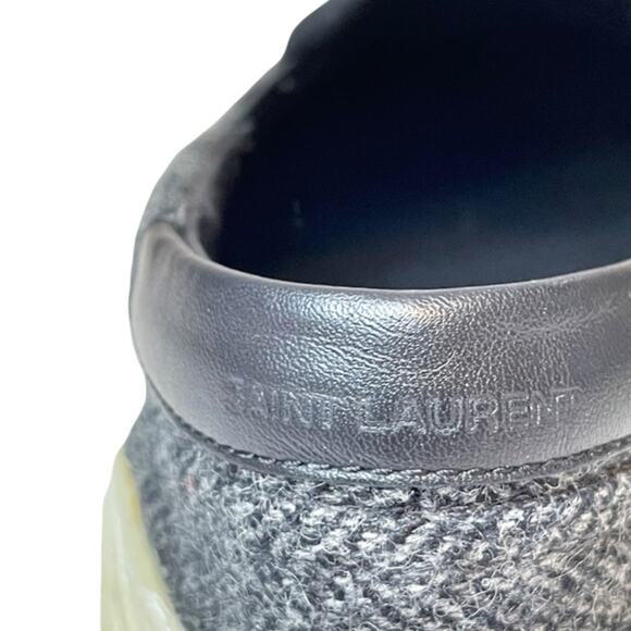 Yves Saint Laurent Black and Cream Sneakers - Picture 7 of 11